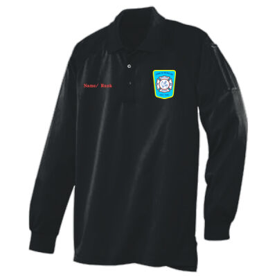 Company Patch Embroidered Longsleeve Tactical Polo Thumbnail