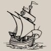 Canvas Tote with Contrasting Handles Thumbnail